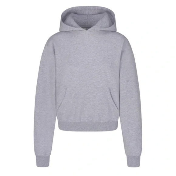 SKIMS Classic Hoodie – Light Heather Grey | Size Small | Never Worn | Cozy Fleec - Picture 1 of 6